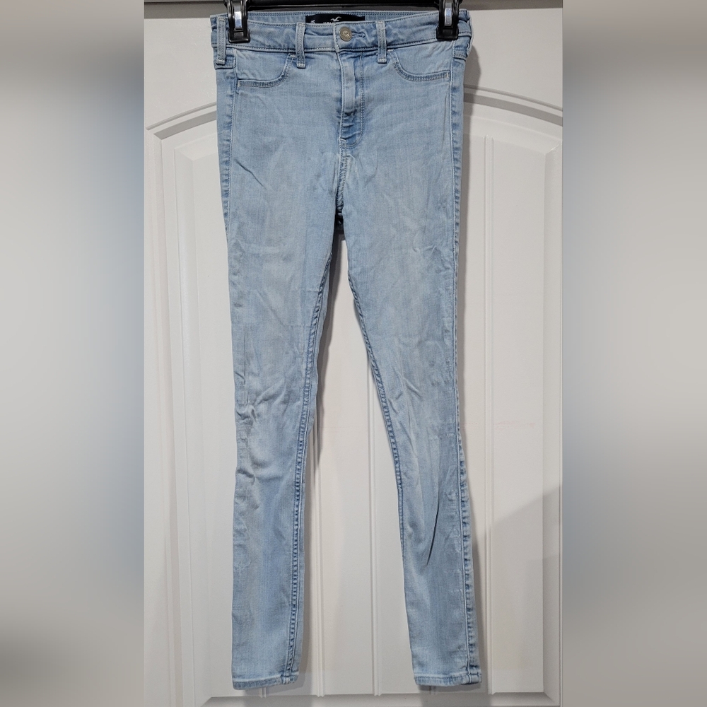 Hollister Light Blue Super Skinny Jeans